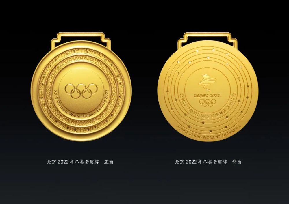 2022冬奥会奖牌样式图片