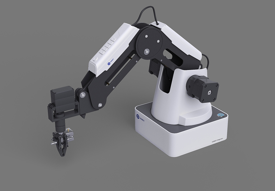 机械臂,顾名思义,是机械化,多关节的手臂,它是"工业机器人"这一大类