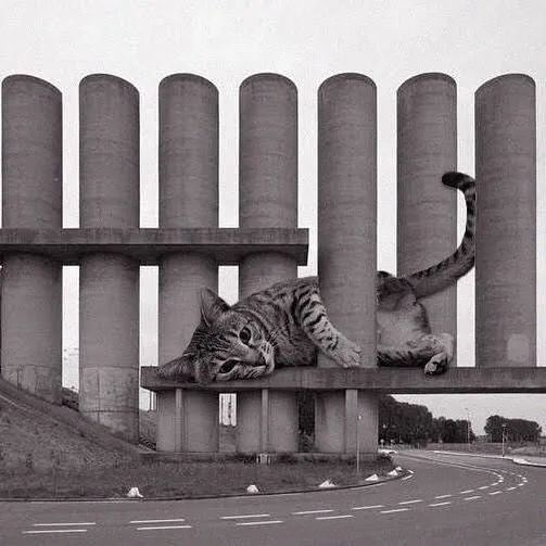 struijs, 1985, rozenburg, netherlands cats of brutalism