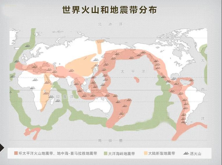 世界上有三大地震带,分别是:一,环太平洋地震带,包括南北美洲太平洋