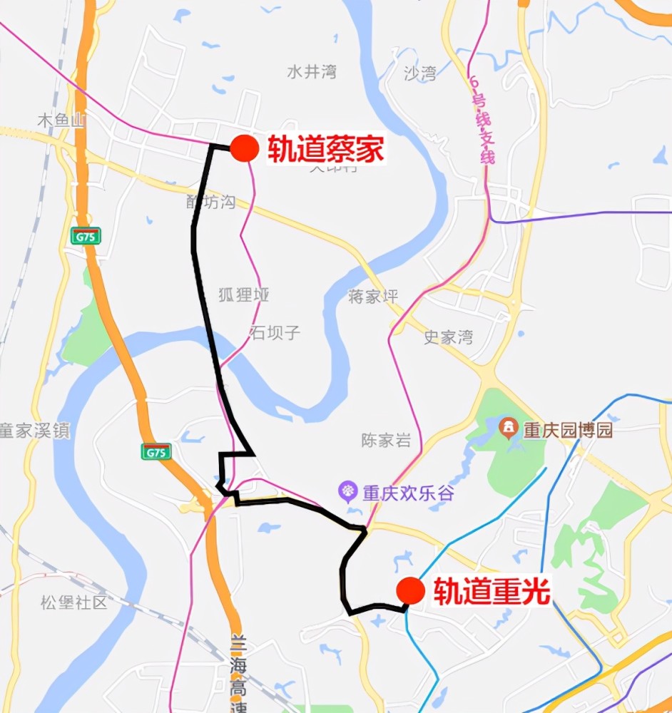 記者瞭解到,959線(思源公租房至軌道蔡家)為水土嘉陵江大橋(水土新城