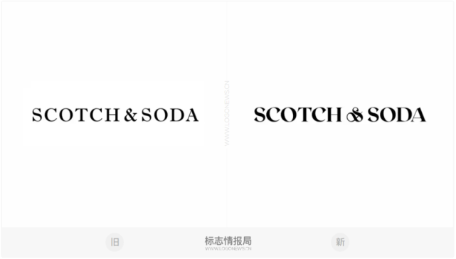 尽显优雅,荷兰潮流品牌 scotch&soda 更新logo