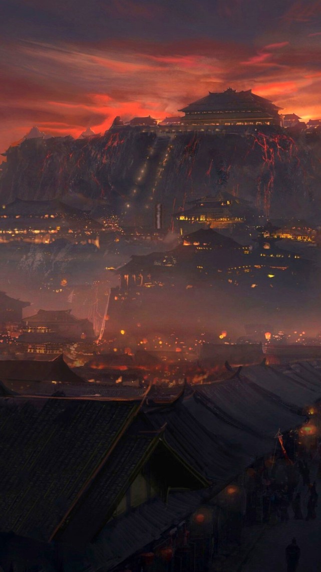 二次元古风场景图插画分享|二次元|古风_动漫