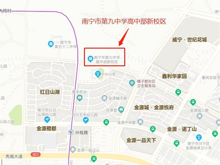 南宁市第九中学新校区图片