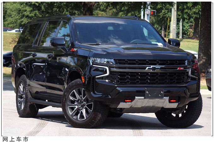 真正美式肌肉雪佛兰旗舰suv实拍搭越野套件外观更霸气