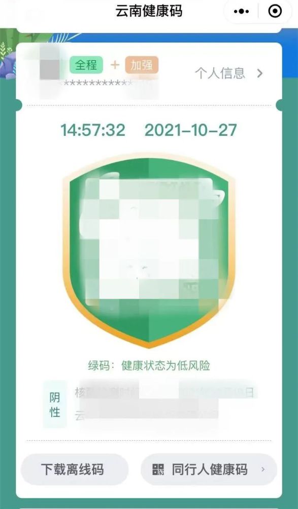 还有一个最贴心的更新健康码和行程码可以一屏展示了