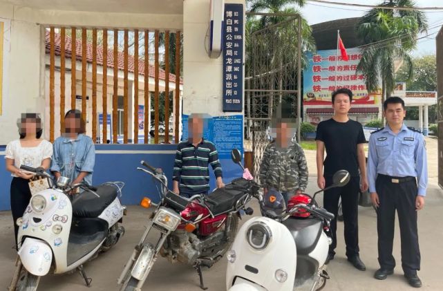 博白县公安局龙潭派出所全体人员在局党委的部署下,认真开展"我为群众