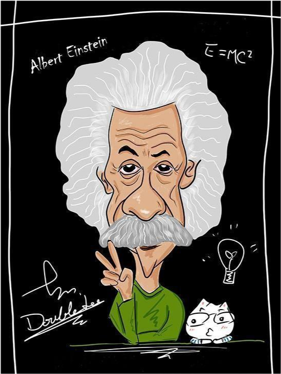 爱因斯坦壁纸漫画图片