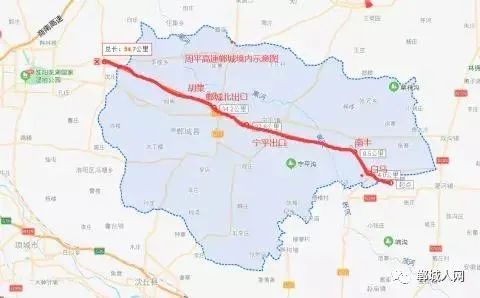 计划新开工高速公路:起点郸城白马镇?