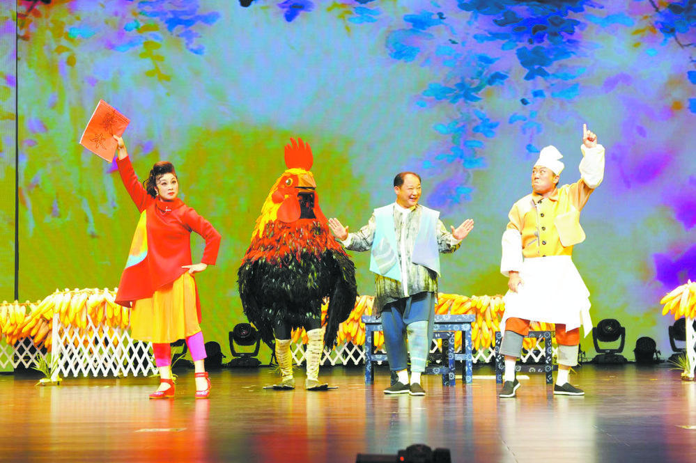 菏泽市定陶区两夹弦公鸡过寿荣摘大奖