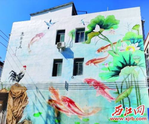 岭南韵味墙绘妆点肇庆城乡