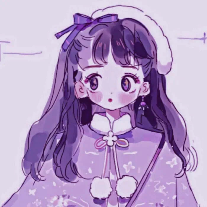 动漫头像紫色系