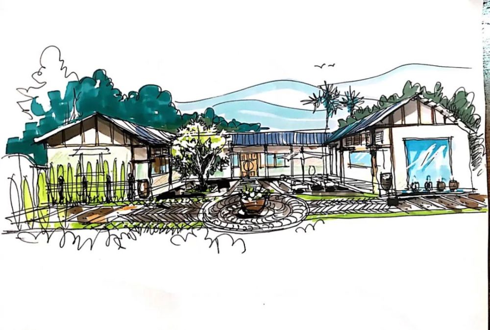 这也再次体现出了手绘设计的优势.迅速与甲方达成共识.