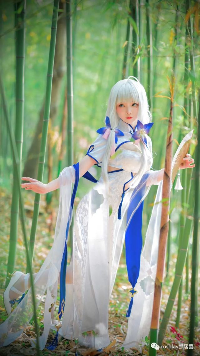 cos:碧蓝航线光辉旗袍钟情春日cos正片@楚楚子