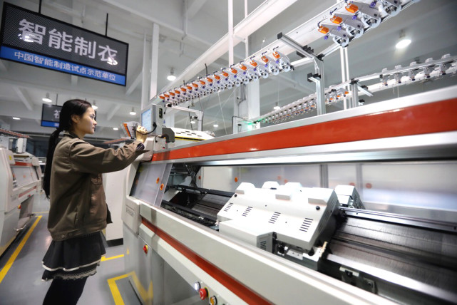 电脑针织横机年产量世界第一慈溪这个企业人才团队点燃创新引擎