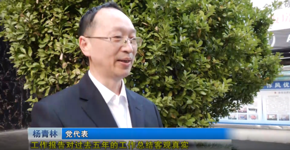 党代表 杨青林:工作报告对过去五年的工作总结客观真实,过去的五年