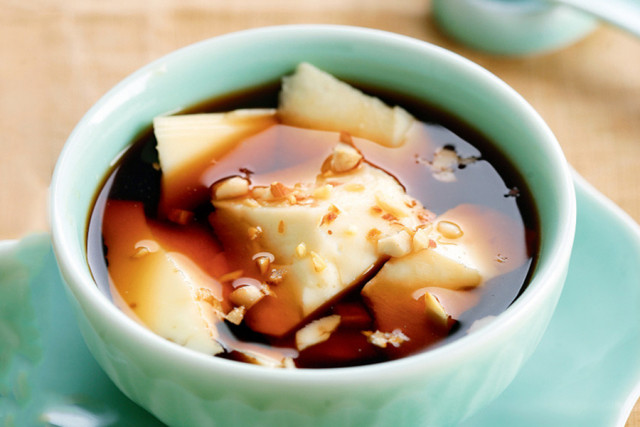 入口即化的红糖豆腐脑