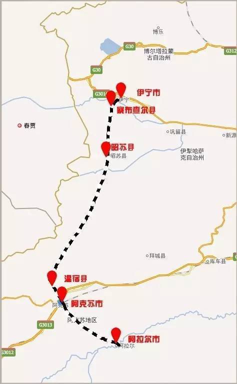 国家建设西部沿边铁路,直接联系南北疆地区,可形成南北疆之间便捷的