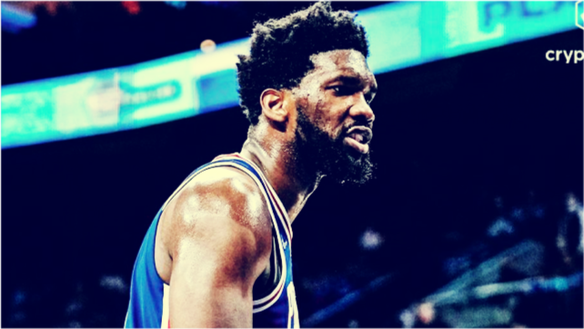 76人 NBA两虎相争：恩比德投30分18个板，硬扛状元郎