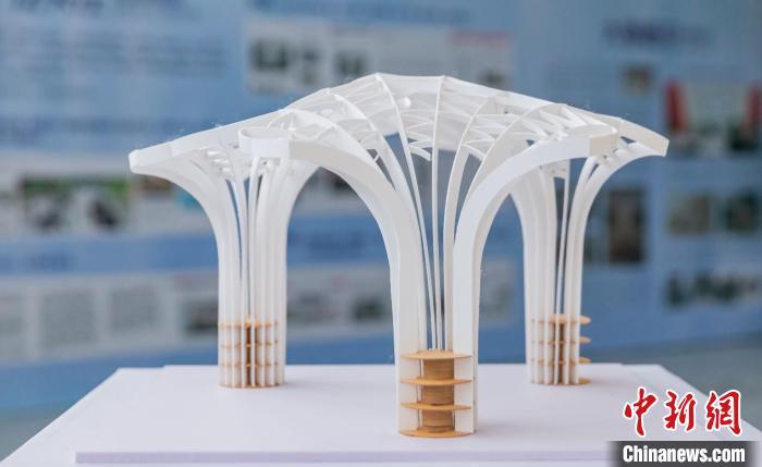 第八届海峡两岸大学生实体建构大赛作品展在福州开幕