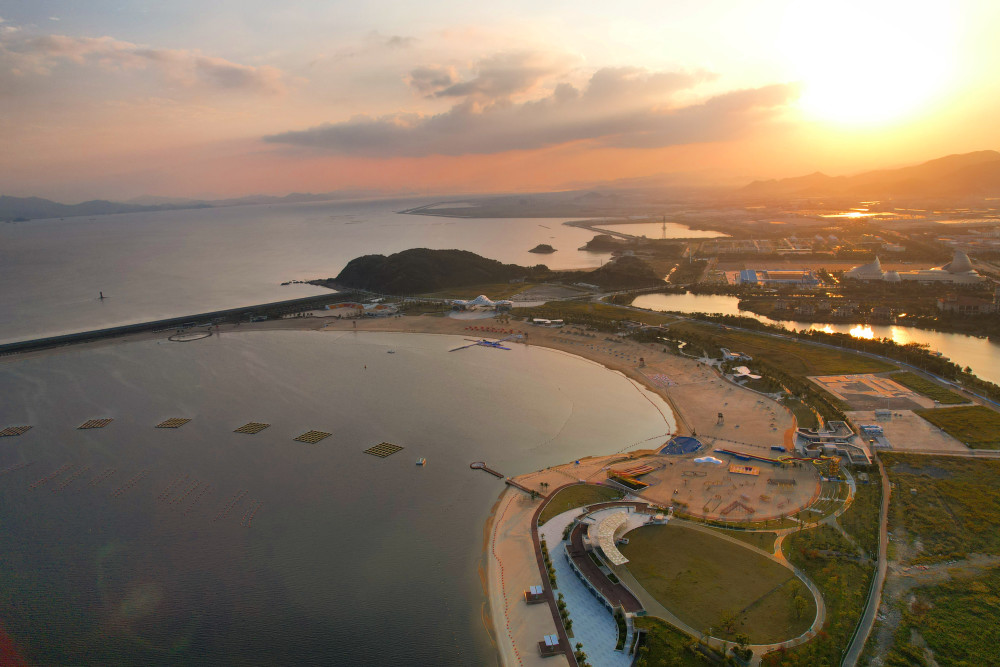 宁波靠海却鲜有沙滩仅梅山湾一枝独秀形成188千米绝美海岸