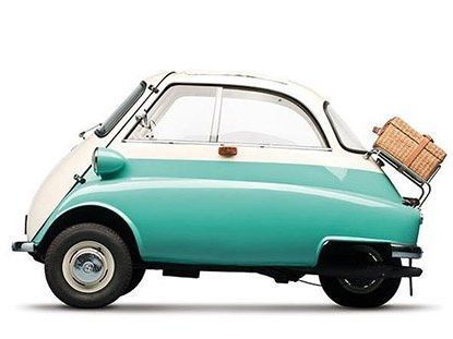 史上最迷你轿车:peel p50长1.34米重59千克