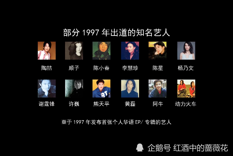 1997年出道歌手，陶喆成华语乐坛领军人物，熊天平开局即巅峰