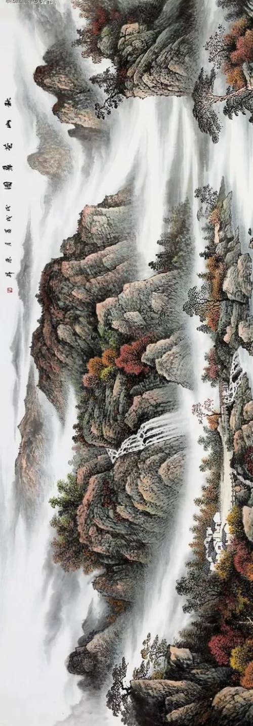 山水画精选30幅(长幅),共赏