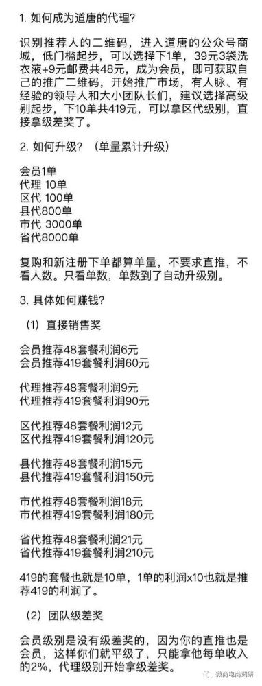 奖金拨比号称高达80% 道唐商城五级代理有何特色？(图1)