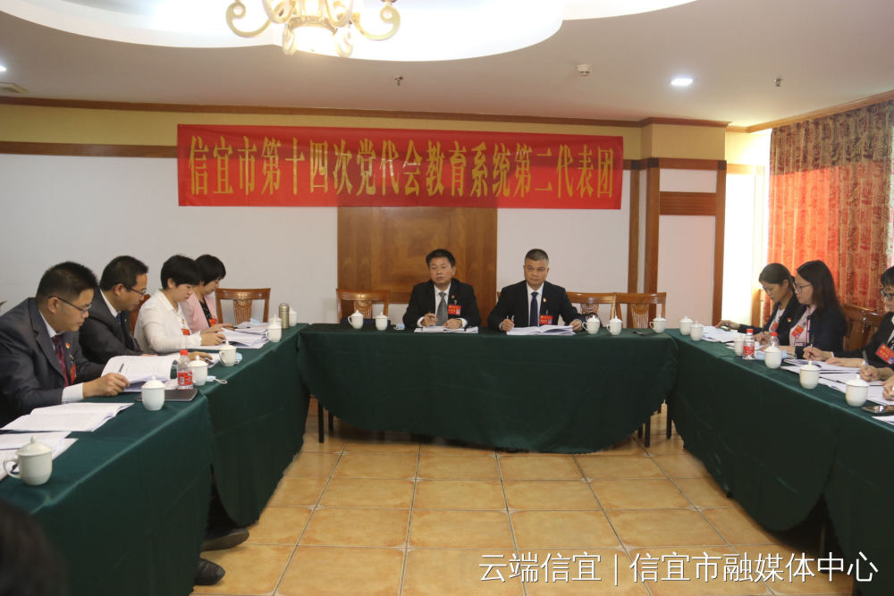 信宜市第十四次党代会代表团进行分组讨论