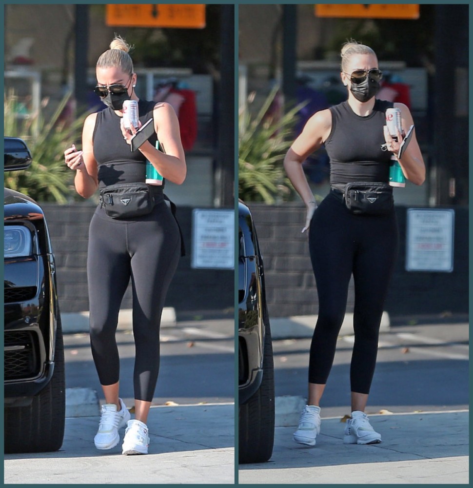 科勒卡戴珊一家三口出行,虽然穿保守的长裤,但下半身曲线很抢镜_腾讯