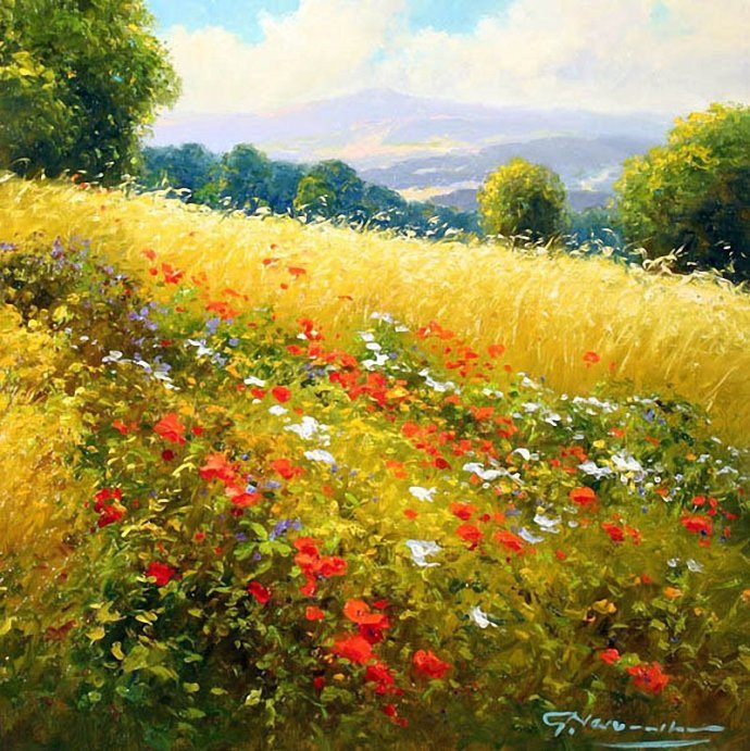 生如夏花静如秋叶格哈德唯美油画风景作品选集