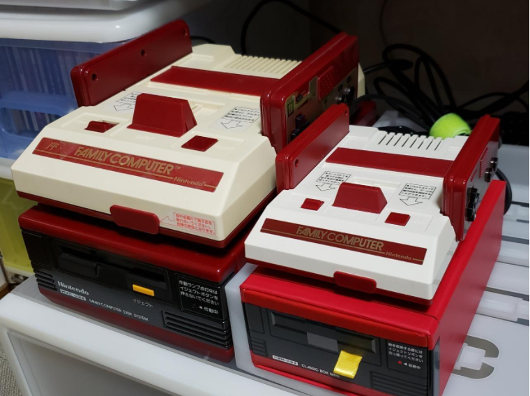 迷你红白机的搭配复古音乐纸盒