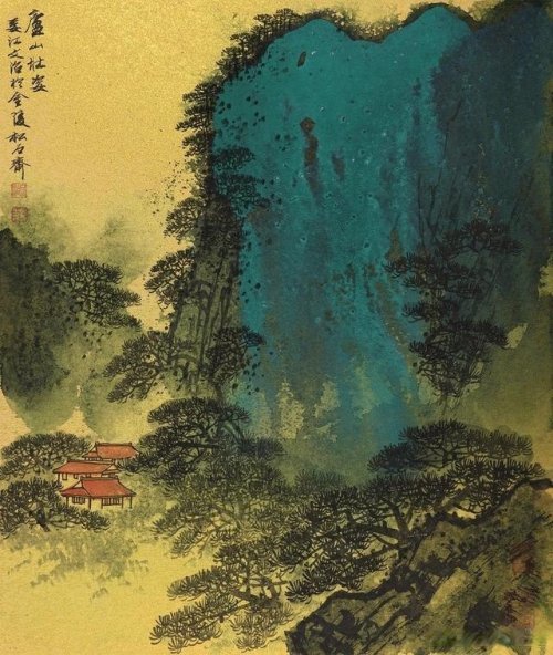 宋文治泼彩山水画衰年变法的典范