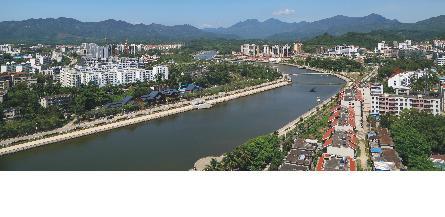 海南牙叉镇风光(联)