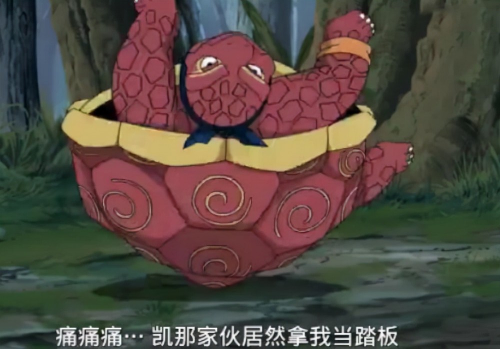 迈特凯的忍龟算是火影中最耐打的一只通灵兽了,其实不是因为这只忍龟