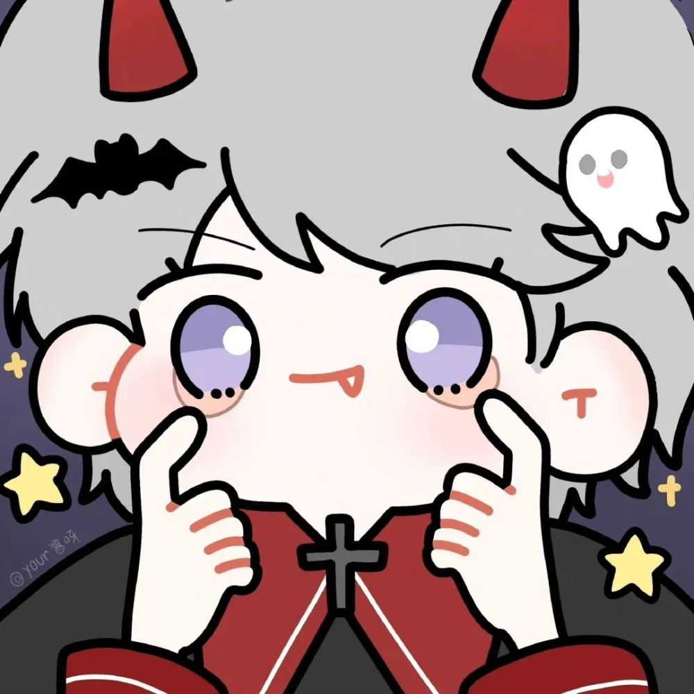 情侣头像万圣节头像做你心里最甜的捣蛋鬼