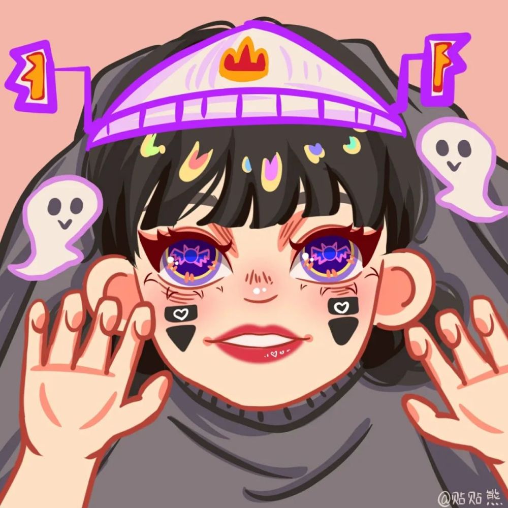 情侣头像万圣节头像做你心里最甜的捣蛋鬼