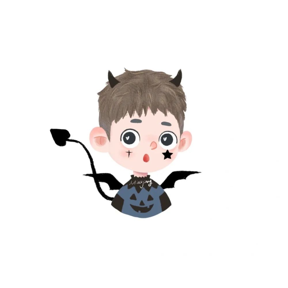 情侣头像万圣节头像做你心里最甜的捣蛋鬼