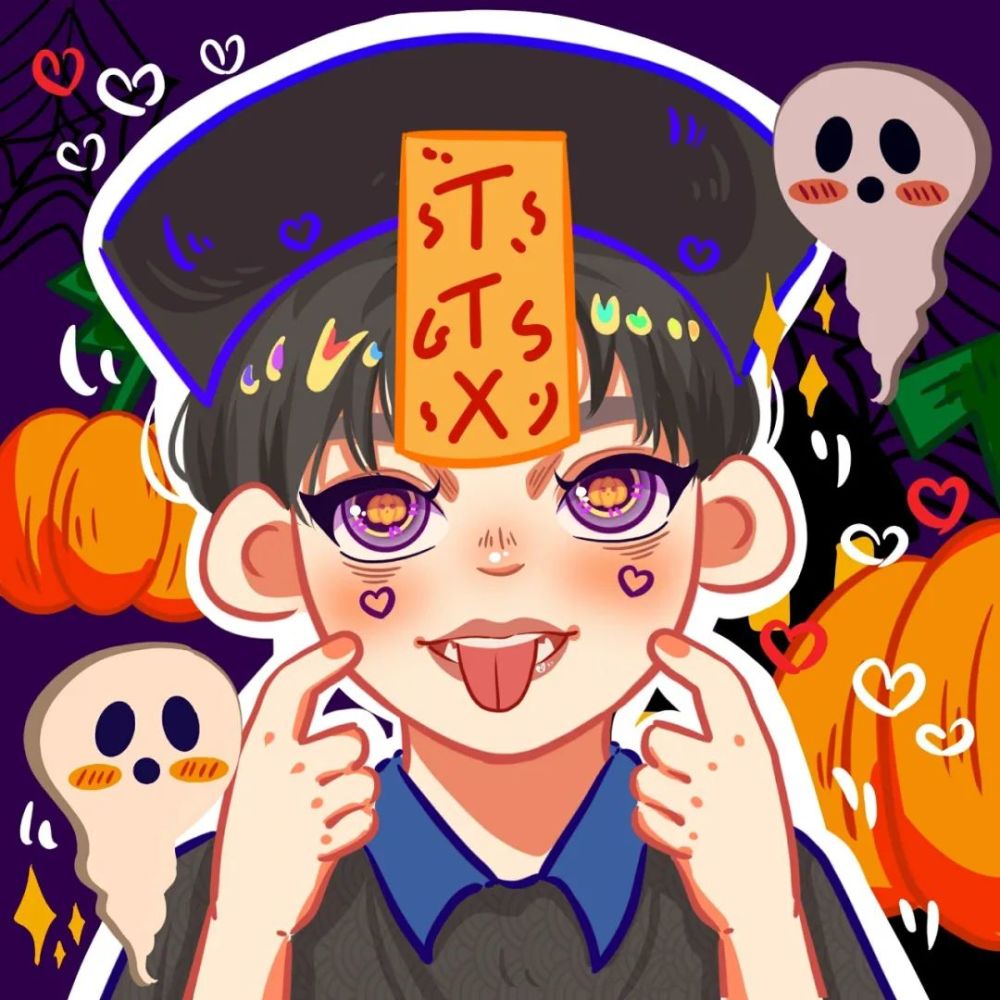 情侣头像万圣节头像做你心里最甜的捣蛋鬼