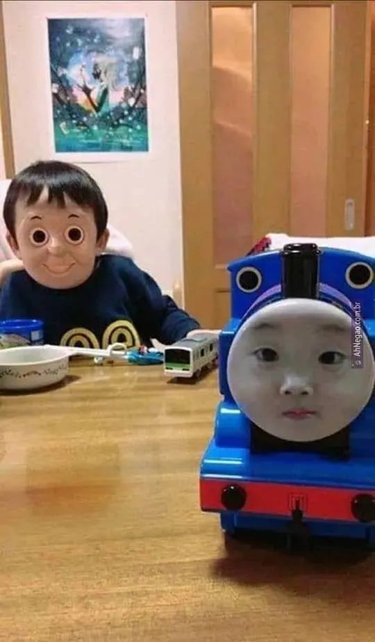 ▼托马斯小火车突然变顺眼了▼礼貌小猫:你吗?