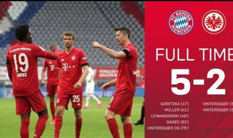 拜仁 德甲：拜仁5-2柏林联合