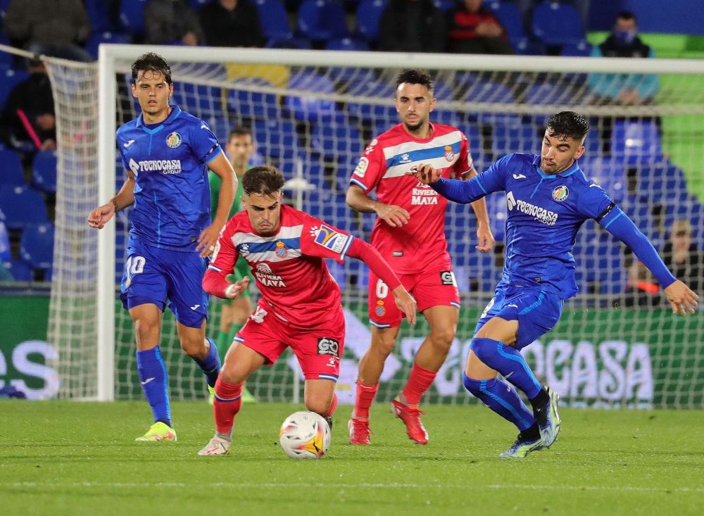 西甲-西班牙人1-2赫塔菲,锋霸复制小罗世界波,武磊出场8分钟