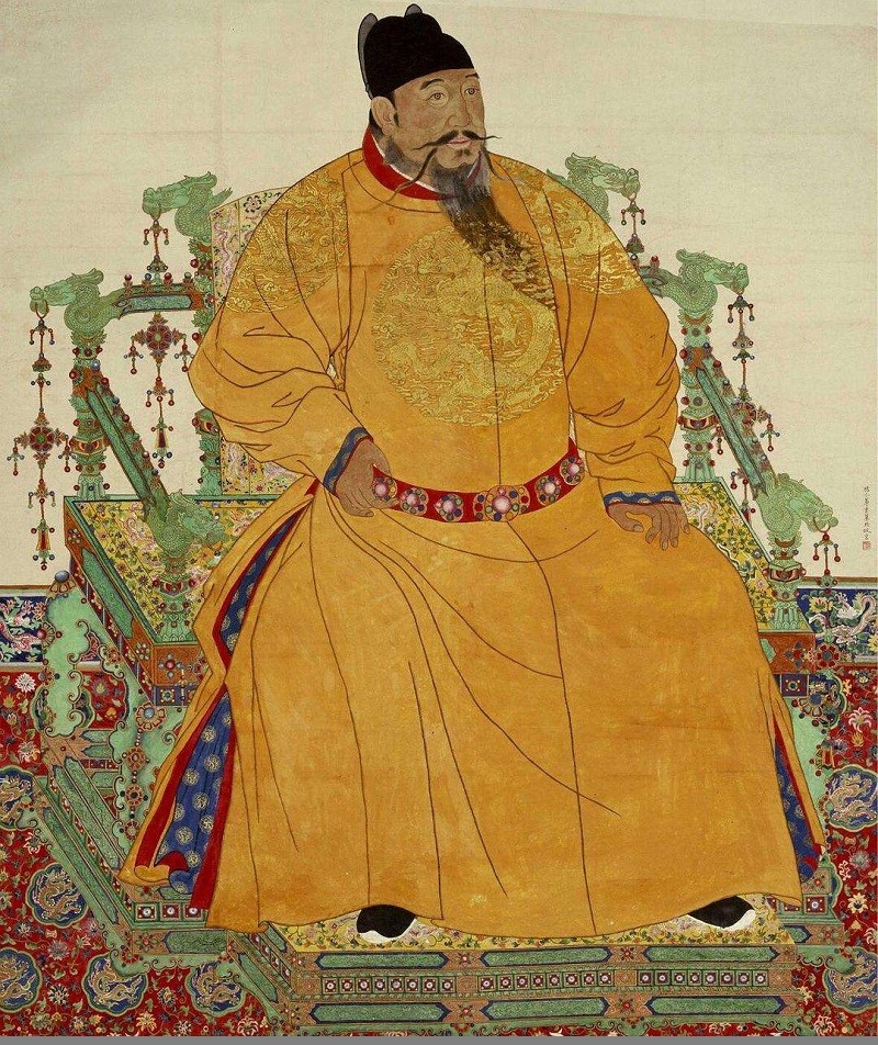 明成祖朱棣画像黄森屏在华逗留数月,故国的一草一木是那样亲切,让他