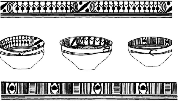 原始时期彩陶纹样图片