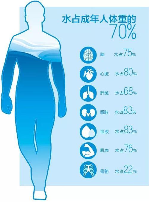 我们都知道,水是生命之源,人体中的70%由水构成.