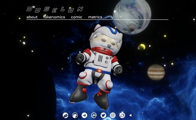 在过去的48小时内,加密货币dogelon mars(elon)总市