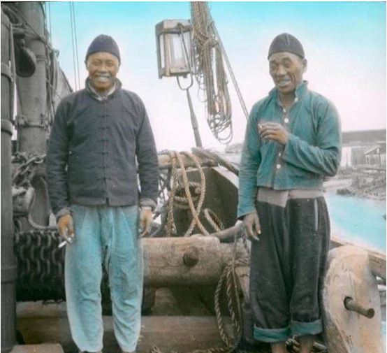 外国人拍摄的清末彩色老照片众生百态真实呈现