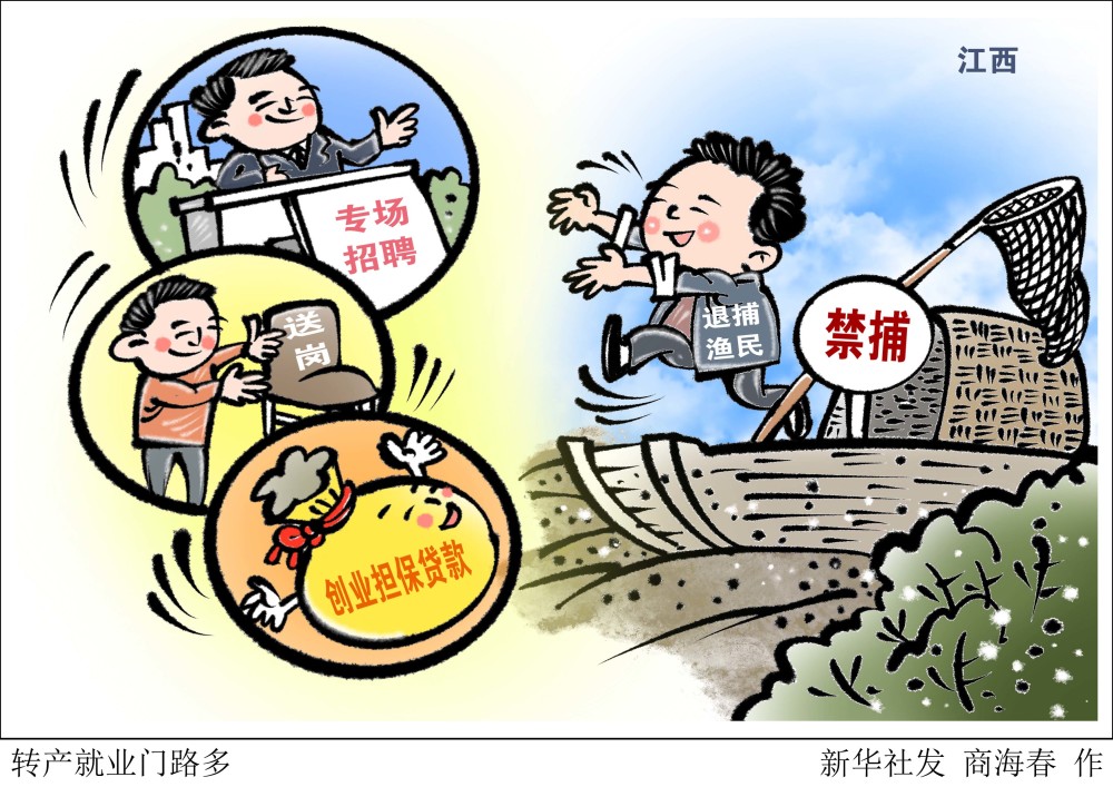 (图表·漫画【社会】转产就业门路多