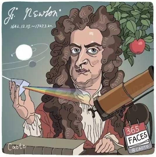 牛顿漫画头像图片